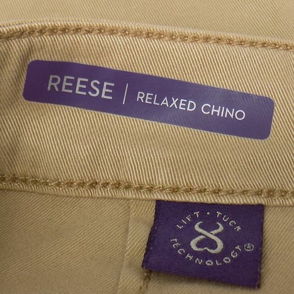 NYDJ Not Your Daughters Jeans Reese Relaxed Chino Pant Size 6P Quicksand NWT - Picture 8 of 12